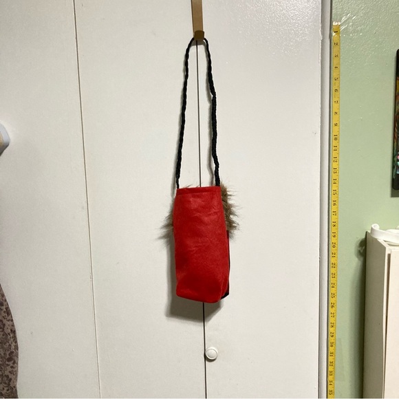 Crossbody Bag Small Plaid Buffalo Red Black Checkered Christmas Holiday Festive - Picture 3 of 11